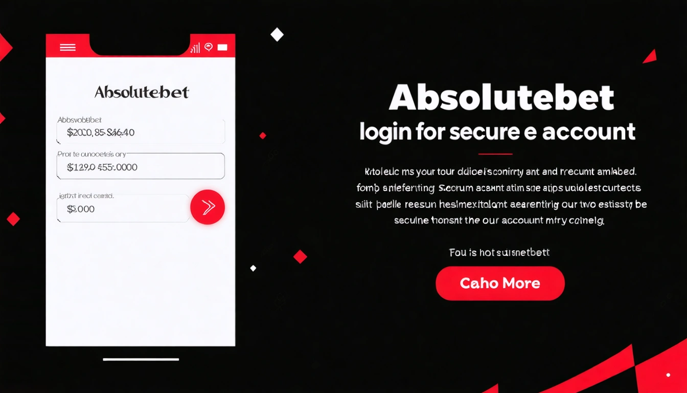 Absolutebet login steps for secure account entry and help